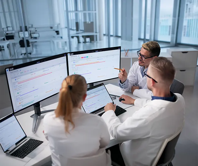 CureMD EMR software encounter screen showing an AI-drafted clinical note