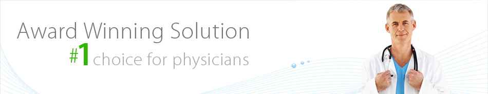 Award Winning Solution - No 1 choice for physicians
