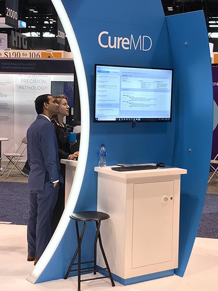 CureMD Booth at ASCO 2022